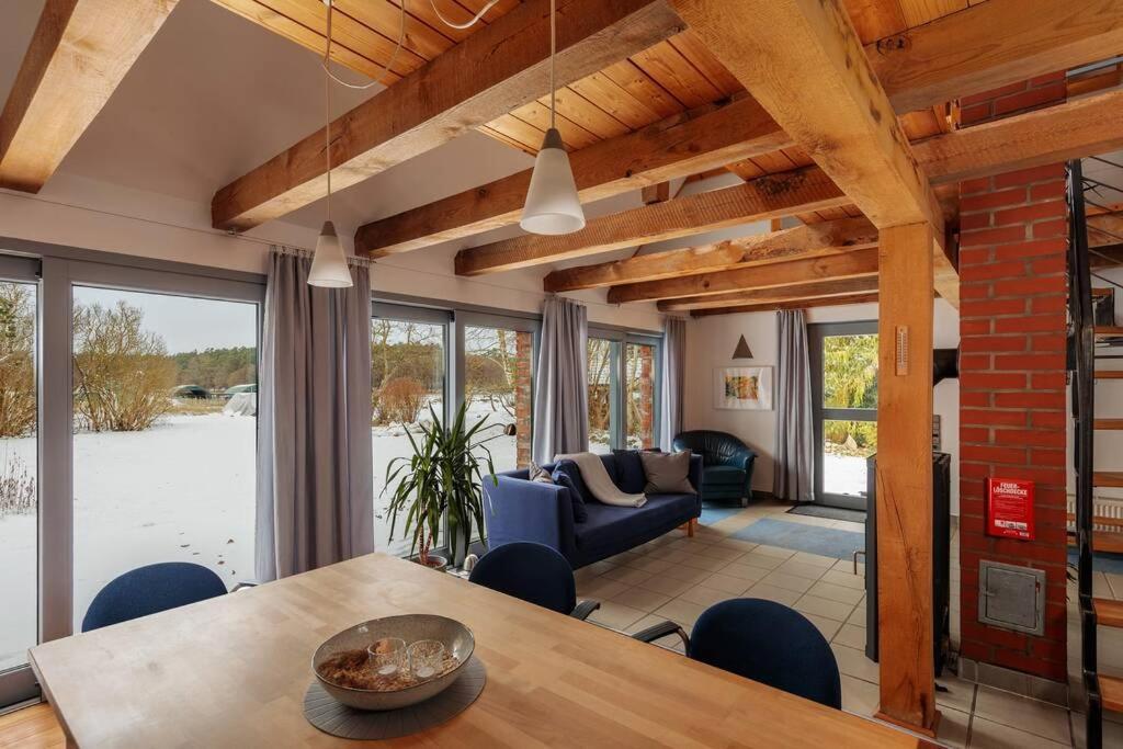 Modernes Landhaus Mit Sauna Hohen Pritz Экстерьер фото