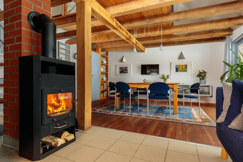 Modernes Landhaus Mit Sauna Hohen Pritz Экстерьер фото