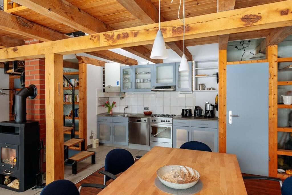 Modernes Landhaus Mit Sauna Hohen Pritz Экстерьер фото